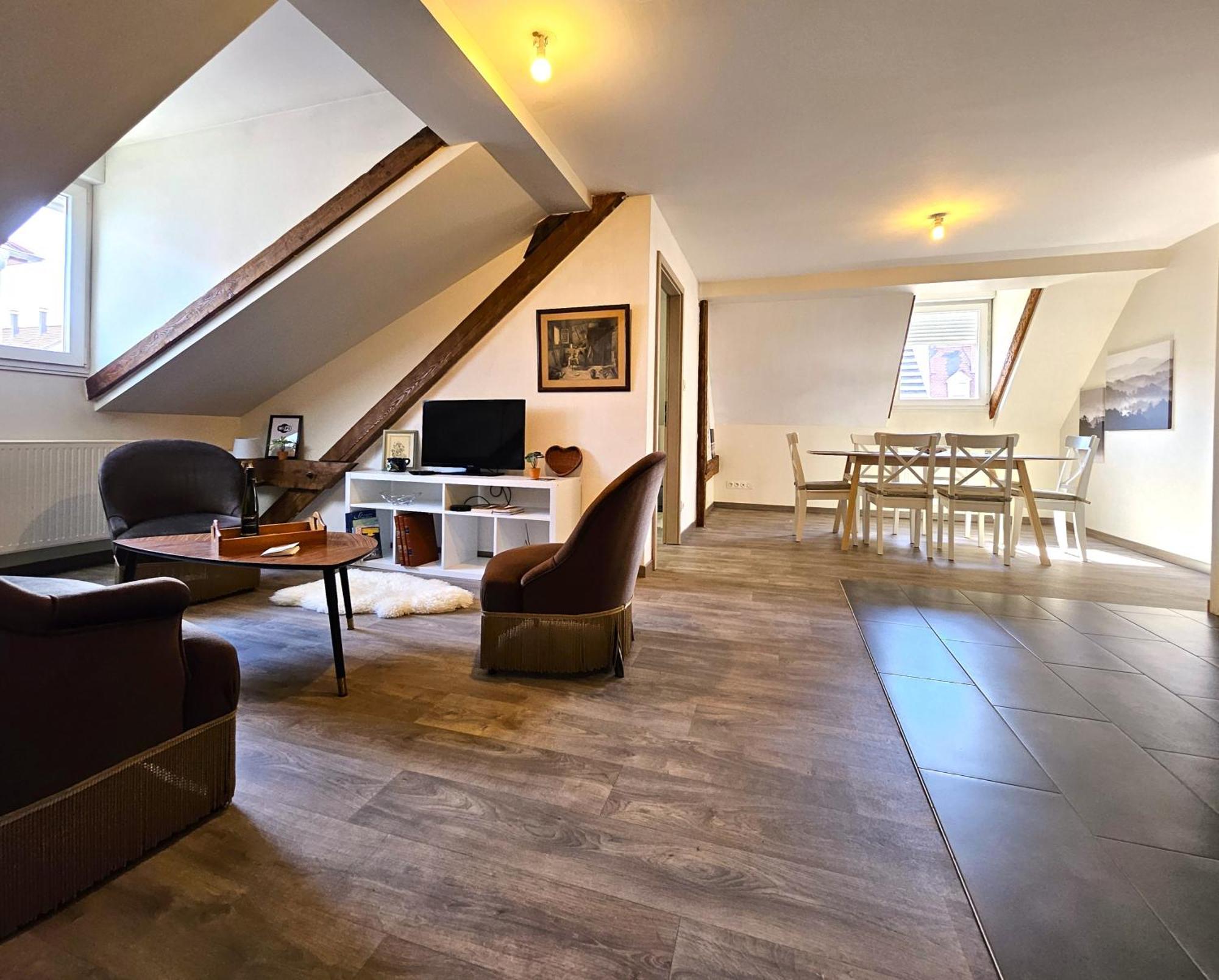 Thannt3-Centre Ville-Garage Prive Colmar Bagian luar foto